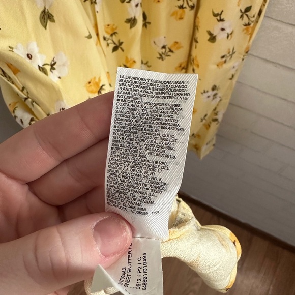 ButterYellow Old Navy Fit & Flare Floral crepe mini dress in Large #1887 - Picture 6 of 9